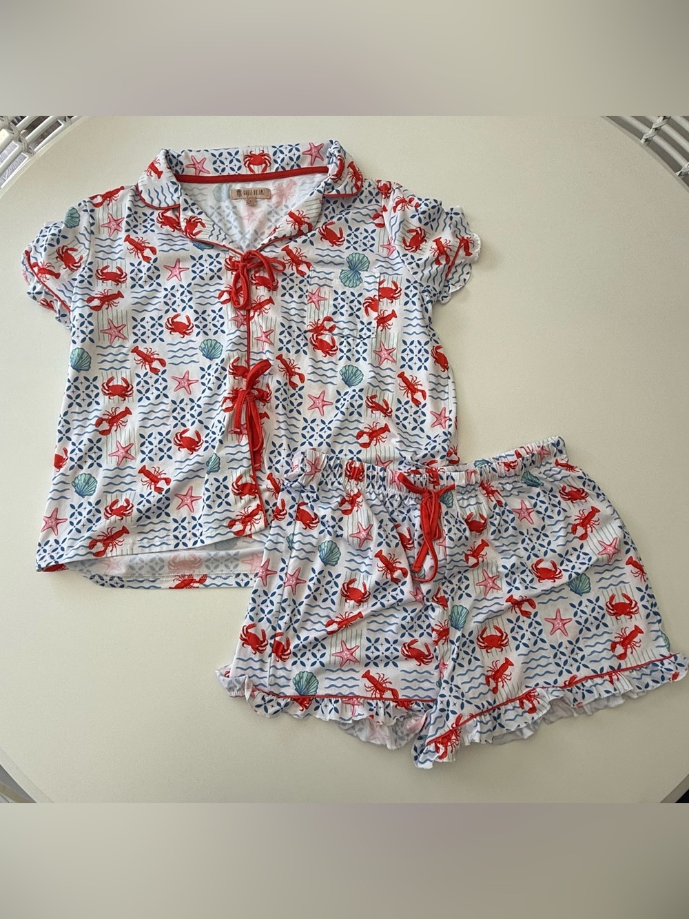 Haute Dreamz Beachy Pajama Set — Size L